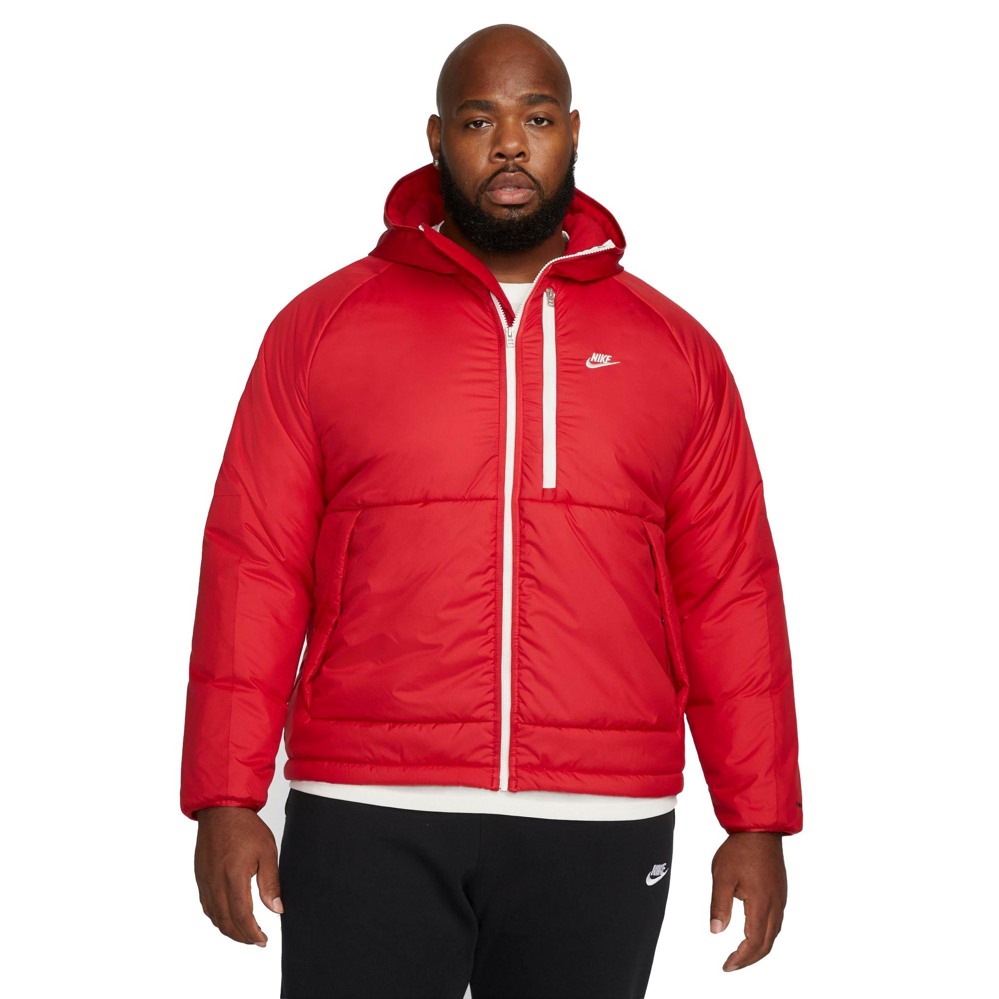 Red nike jackets online for men